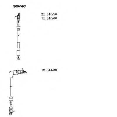 Комплект проводов зажигания BREMI 300593