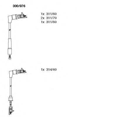 Комплект проводов зажигания BREMI 300976