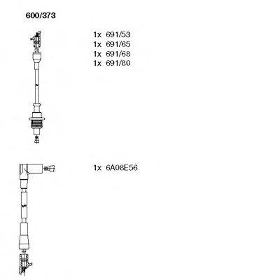 Комплект проводов зажигания BREMI 600373
