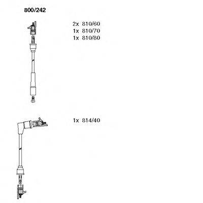 Комплект проводов зажигания BREMI 800/242