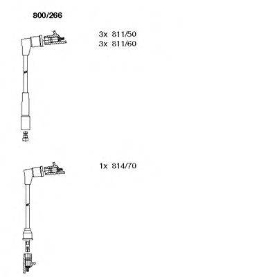 Комплект проводов зажигания BREMI 800266
