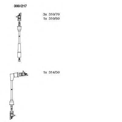 Комплект проводов зажигания BREMI 300217