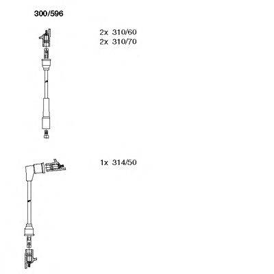 Комплект проводов зажигания BREMI 300596
