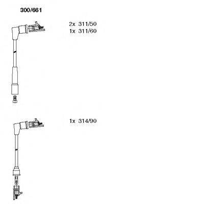 Комплект проводов зажигания BREMI 300661