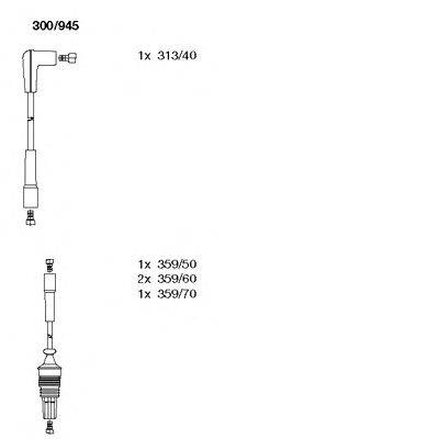 Комплект проводов зажигания BREMI 300945