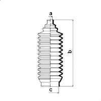 Пыльник, рулевое управление EKG 983692