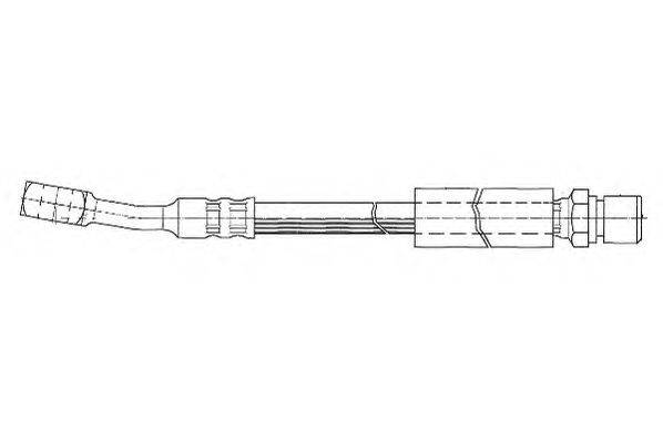 Тормозной шланг FERODO FHY2092