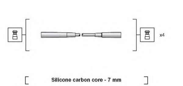 Комплект проводов зажигания MAGNETI MARELLI 941318111216
