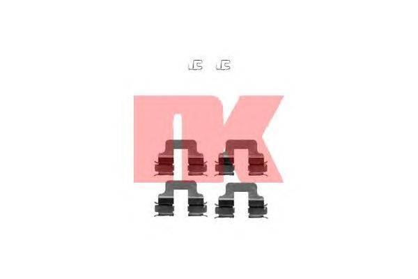 Комплектующие, колодки дискового тормоза NK 7910245