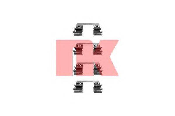 Комплектующие, колодки дискового тормоза NK 7933234