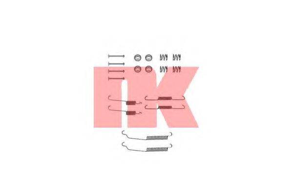 Комплектующие, тормозная колодка NK 7937701