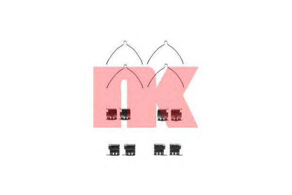 Комплектующие, колодки дискового тормоза NK 7945289