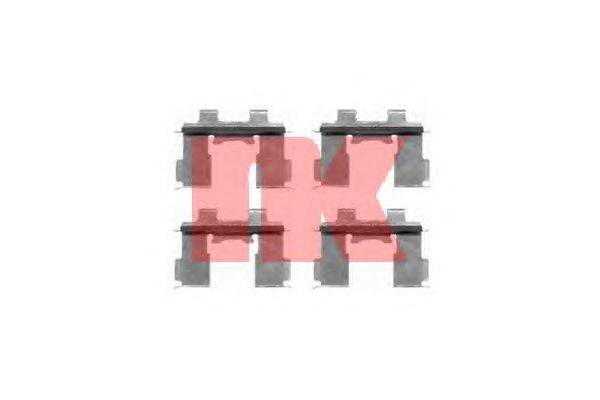 Комплектующие, колодки дискового тормоза NK 7952630