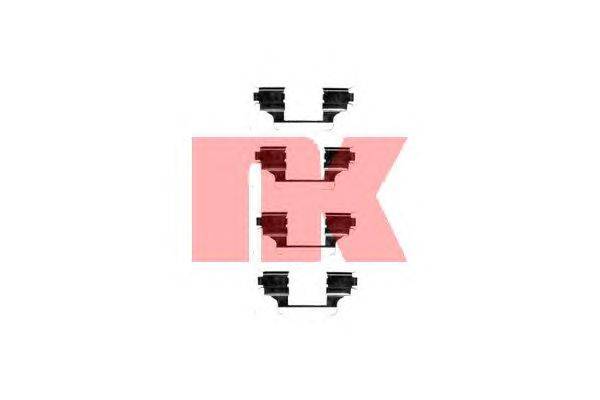 Комплектующие, колодки дискового тормоза NK 7999656