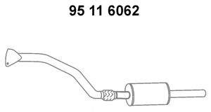 Предглушитель выхлопных газов EBERSPÄCHER 95 11 6062