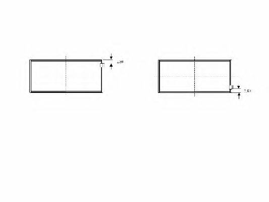 Шатунный подшипник AE AEB410037 STD