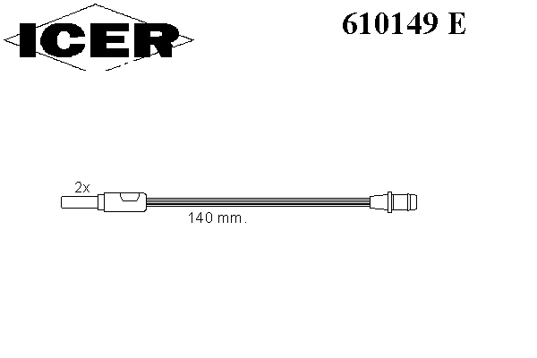 Сигнализатор, износ тормозных колодок ICER 20664