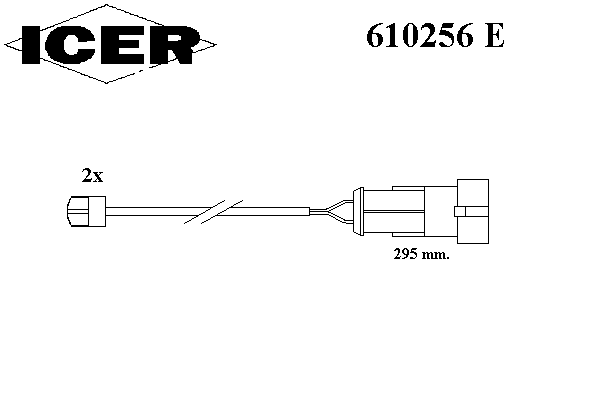Сигнализатор, износ тормозных колодок IVECO 190 8407