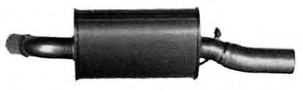 Глушитель выхлопных газов конечный BOSAL 154077