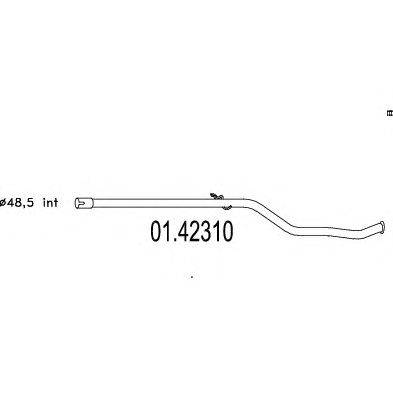 Труба выхлопного газа ZARA 73575