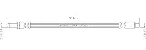 Тормозной шланг REMKAFLEX 6210