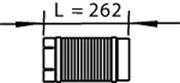 Труба выхлопного газа DINEX 21779