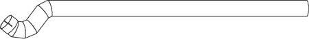 Труба выхлопного газа DINEX 49726