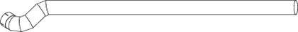 Труба выхлопного газа DINEX 49725