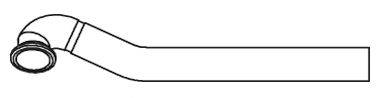 Труба выхлопного газа DINEX 81725