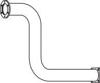 Труба выхлопного газа DINEX 62114
