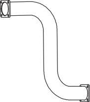 Труба выхлопного газа DINEX 62502