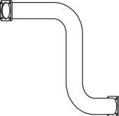 Труба выхлопного газа DINEX 62503
