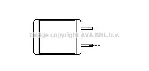 Теплообменник, отопление салона AVA QUALITY COOLING MZ6077
