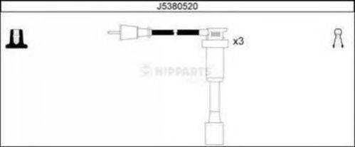 Комплект проводов зажигания NIPPARTS J5380520