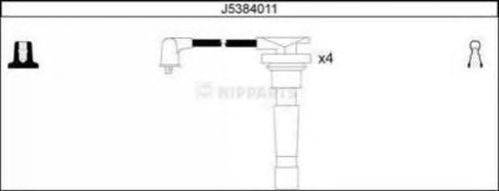 Комплект проводов зажигания NIPPARTS J5384011