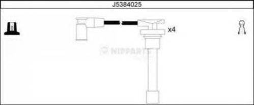 Комплект проводов зажигания NIPPARTS J5384025