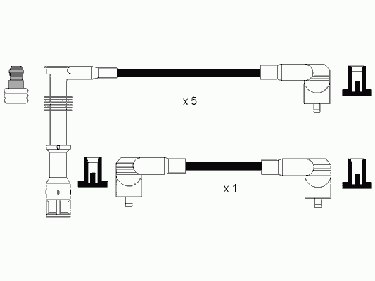 Комплект проводов зажигания NGK 0507