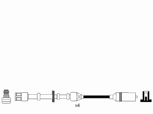 Комплект проводов зажигания NGK 0967