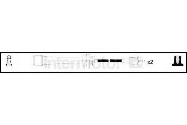 Комплект проводов зажигания STANDARD 76352