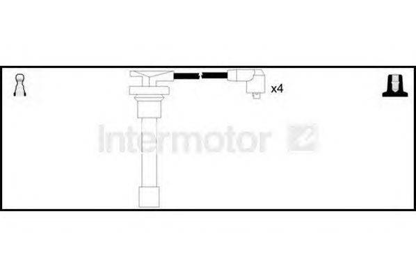 Комплект проводов зажигания STANDARD 76202