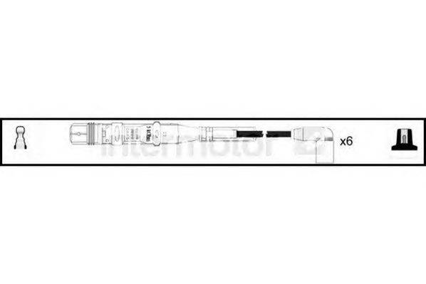 Комплект проводов зажигания STANDARD 73951