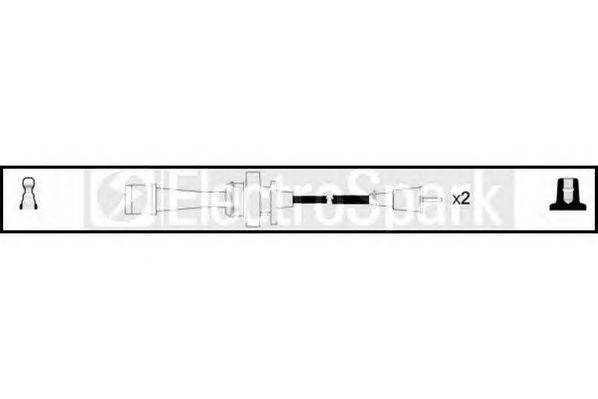 Комплект проводов зажигания STANDARD OEK781