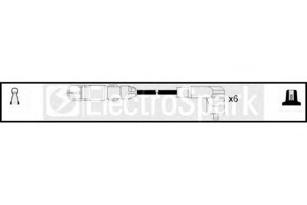 Комплект проводов зажигания STANDARD OEK733