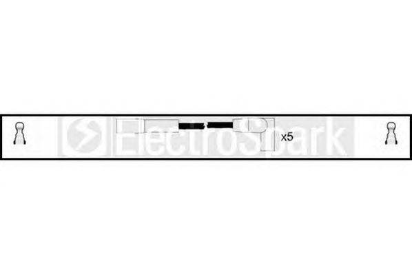 Комплект проводов зажигания STANDARD OEK036