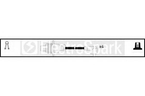 Комплект проводов зажигания STANDARD OEK082