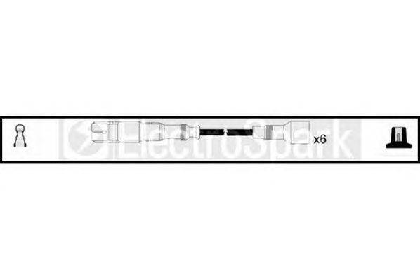 Комплект проводов зажигания STANDARD OEK198