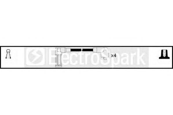 Комплект проводов зажигания STANDARD OEK133