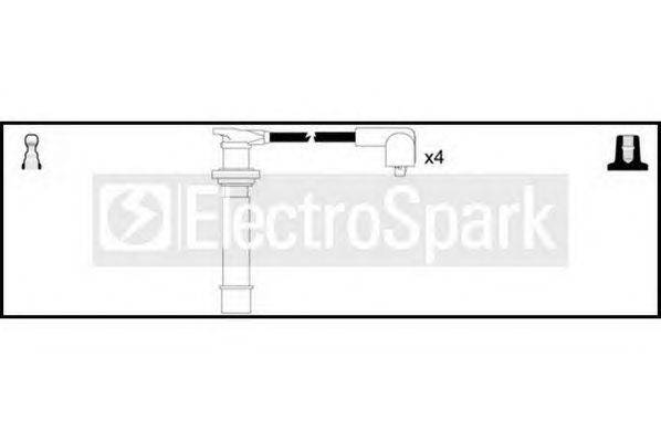 Комплект проводов зажигания STANDARD OEK653
