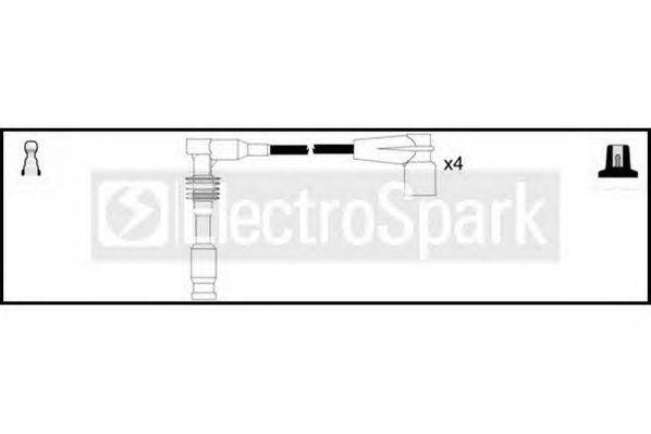 Комплект проводов зажигания STANDARD OEK131