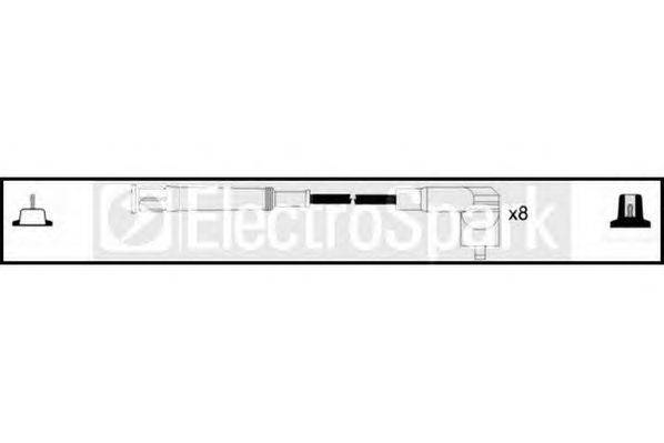 Комплект проводов зажигания STANDARD OEK165